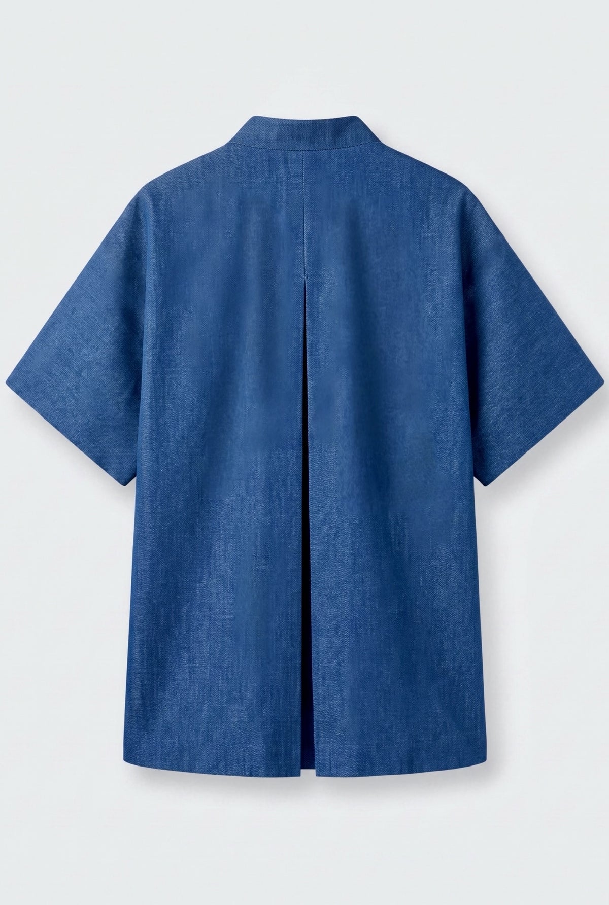 Short MOK Cotton Coat - Denim