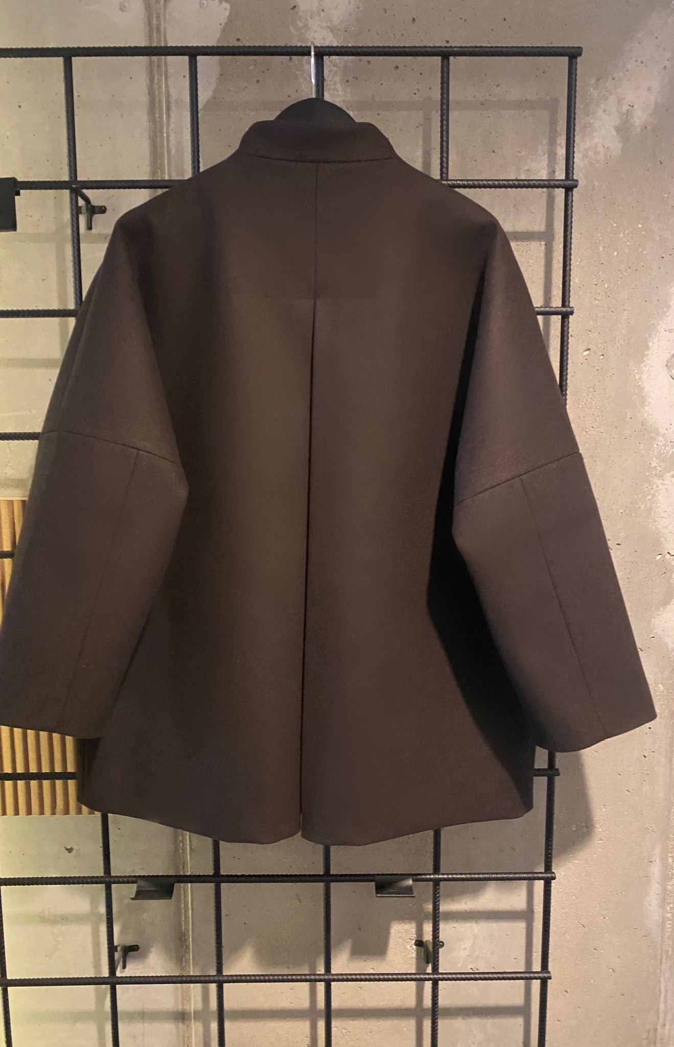 SEOUL Wool Coat - Chestnut Brown