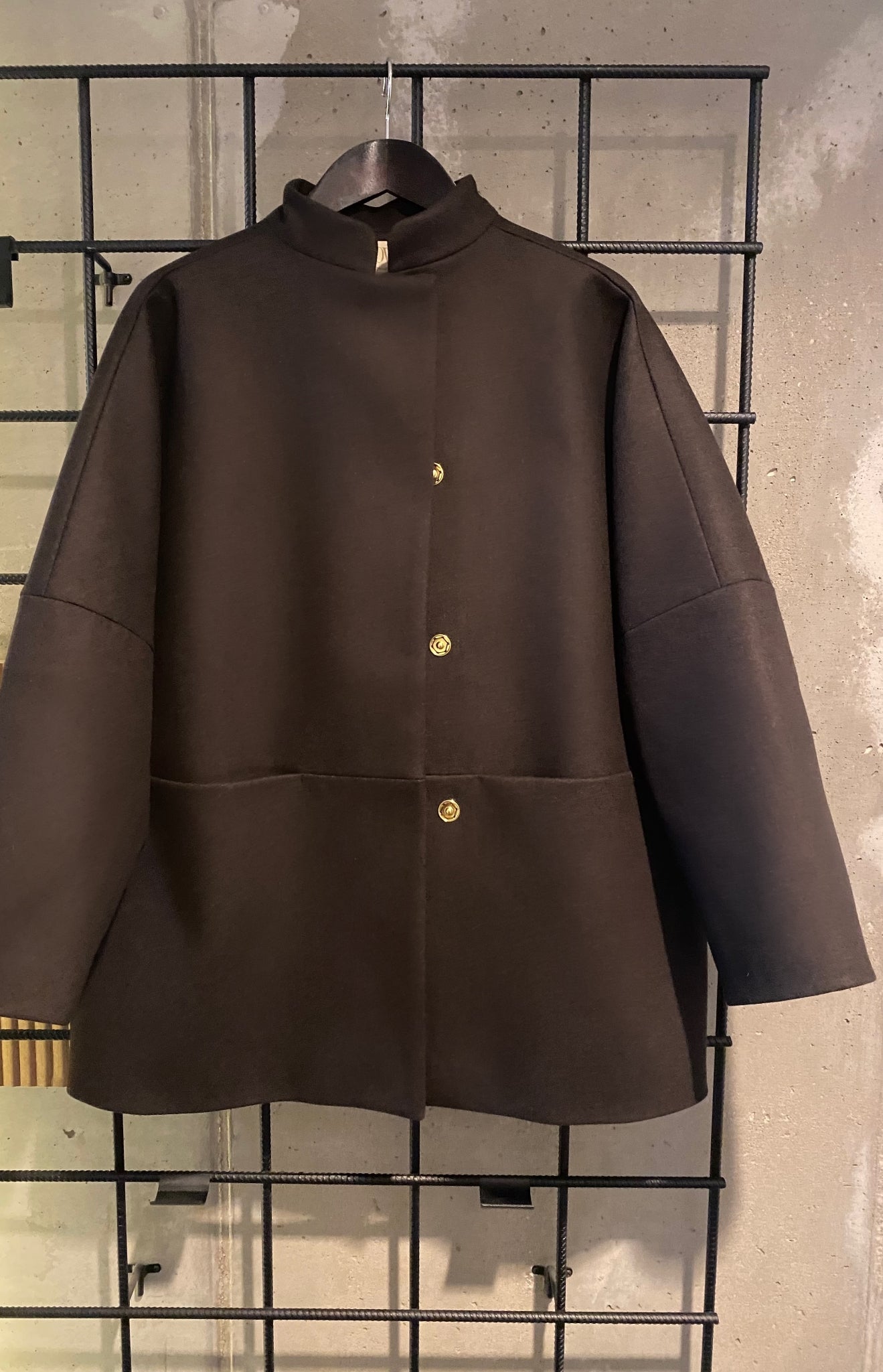 SEOUL Wool Coat - Chestnut Brown
