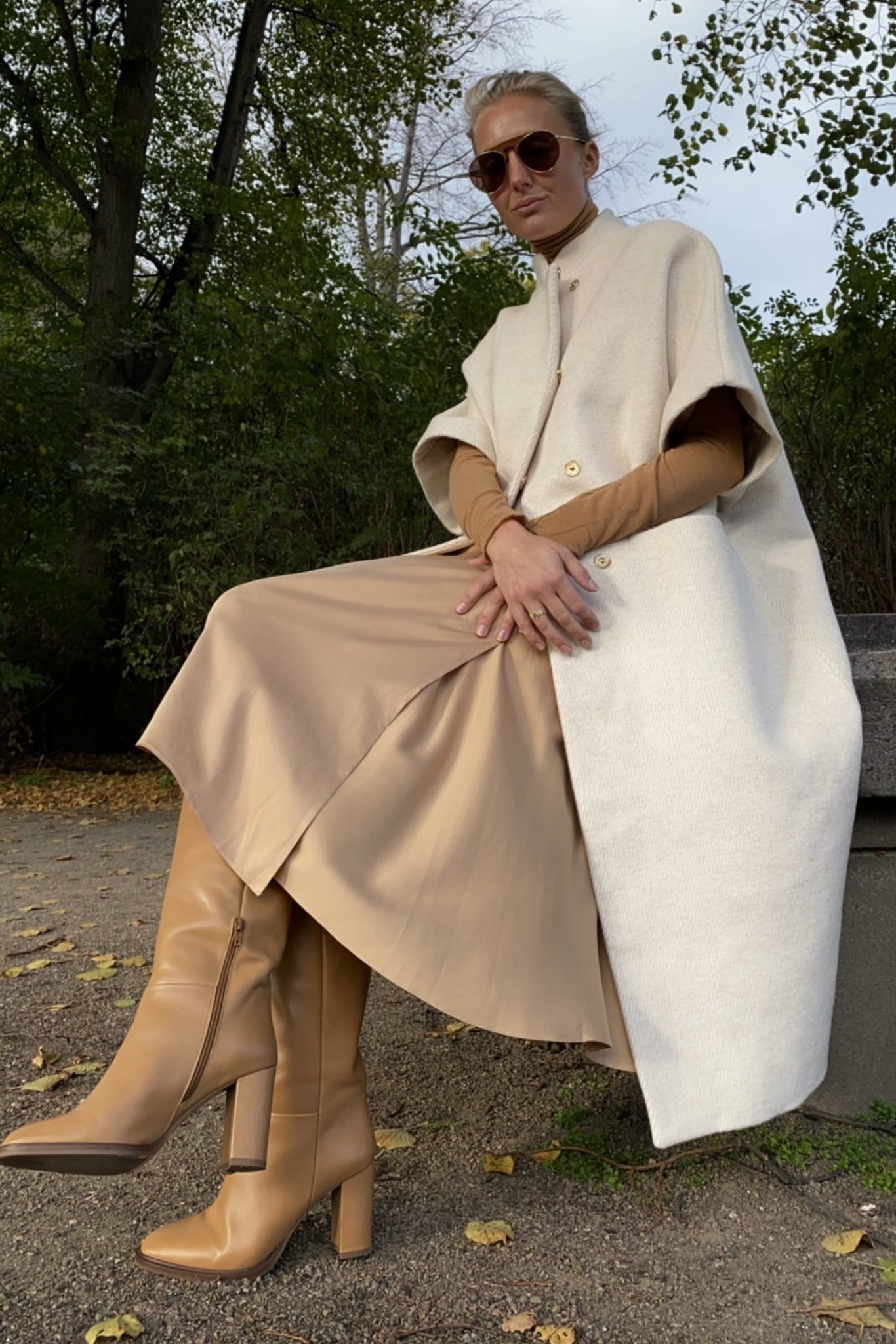 Long Mok wool coat