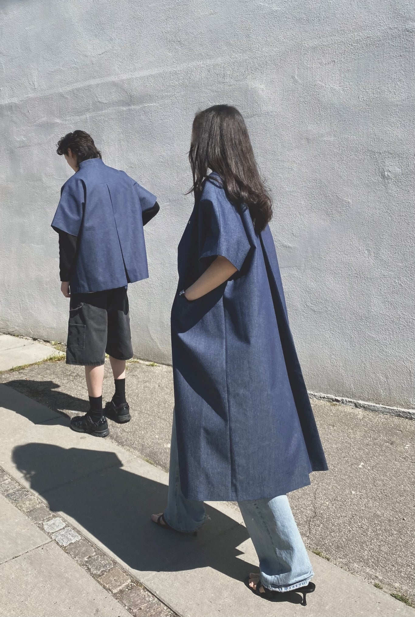 Long Mok cotton - denim