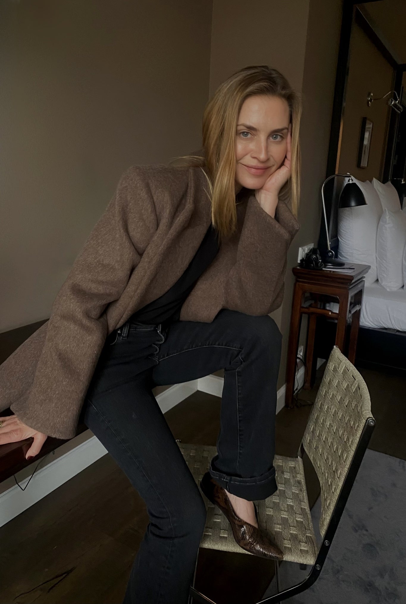 SUH Merino Wool Blazer - Brown