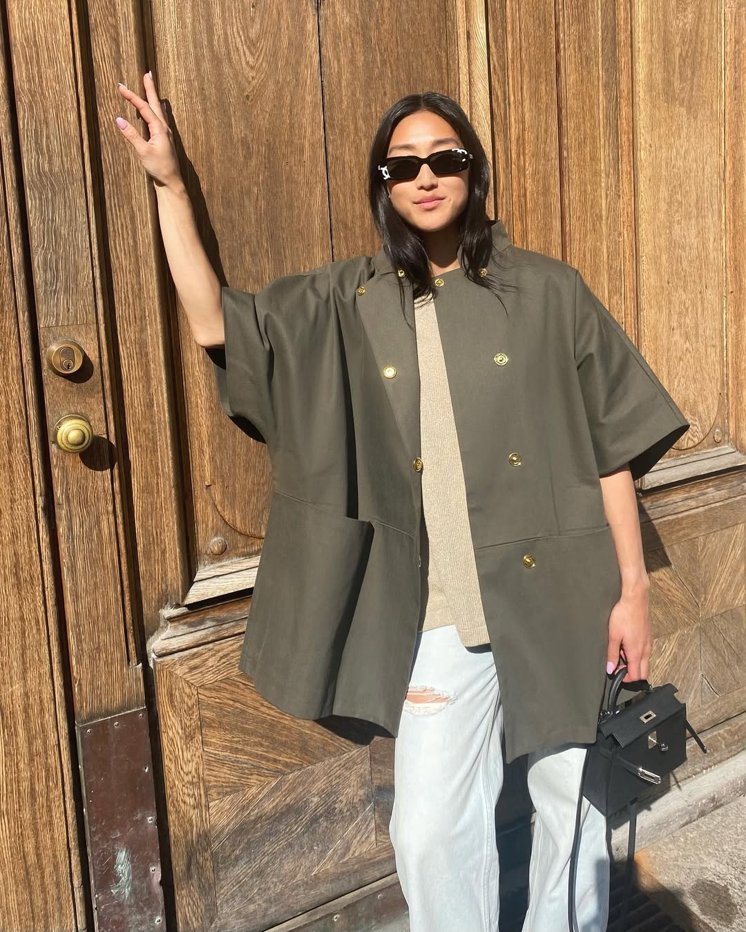 Short MOK Cotton Coat - Army