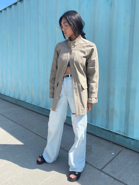 PARK Trench Jacket - Herringbone