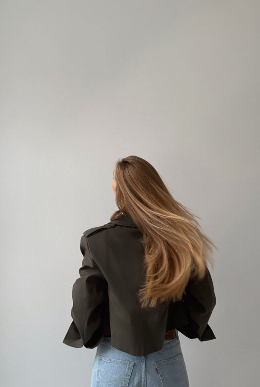 Kim Short Cotton - Army