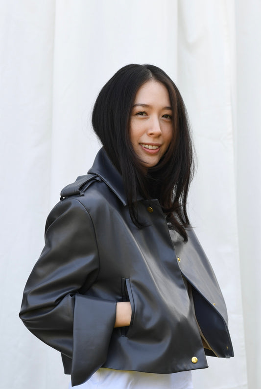 Kumi - Faux skin jacket