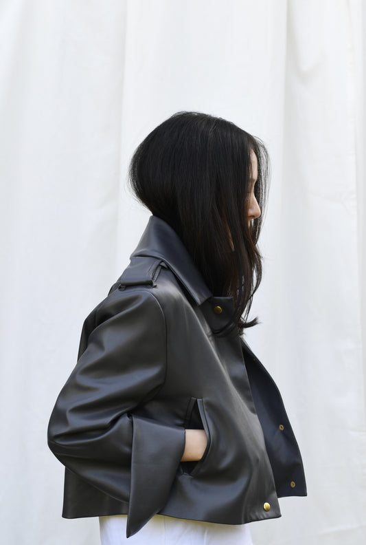 Kumi - Faux skin jacket