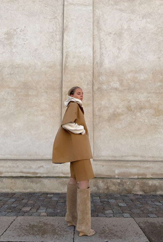 Short Mok coat - Cappuccino