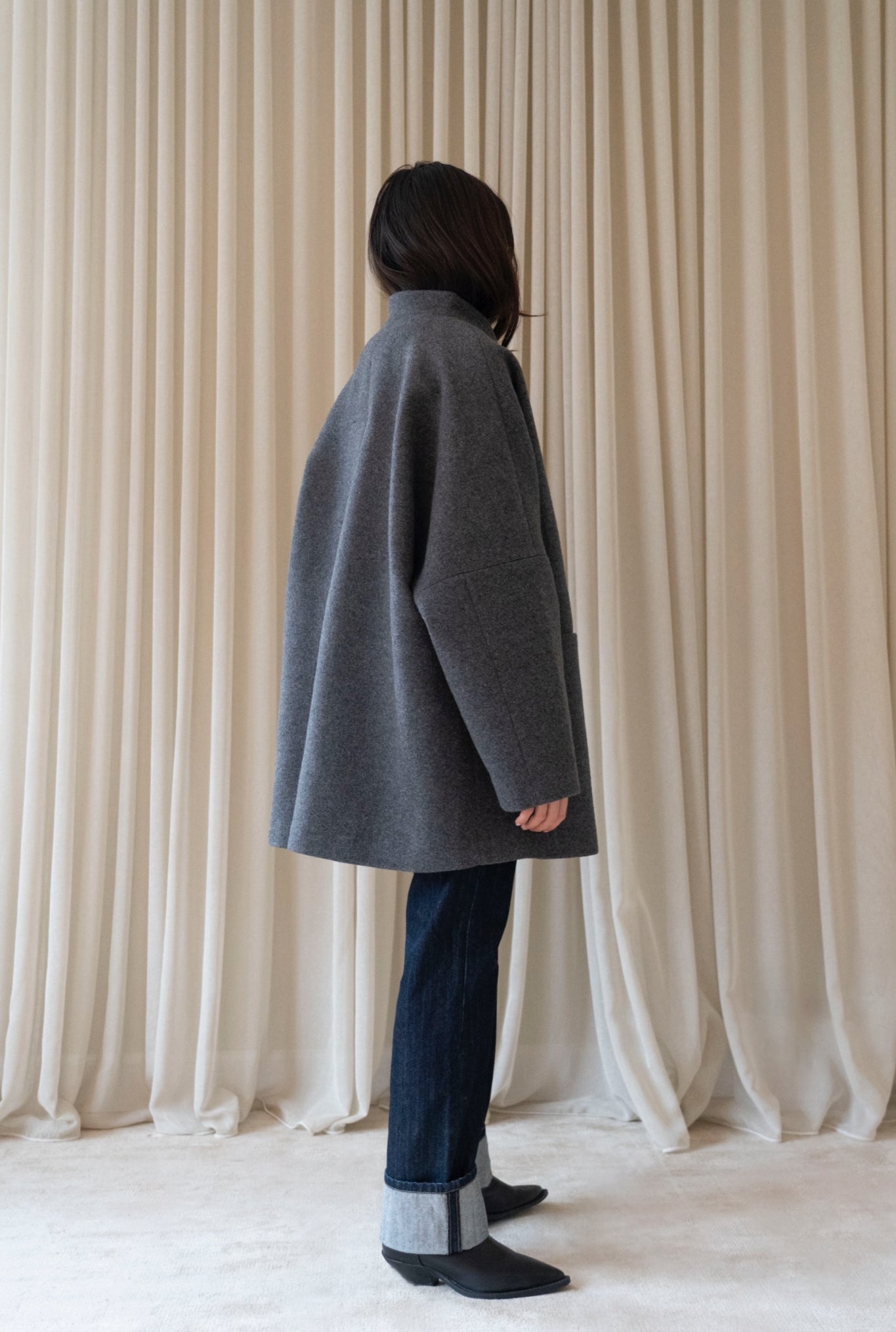 Seoul coat - Grey melange