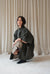 Short Mok wool coat - Hunting green