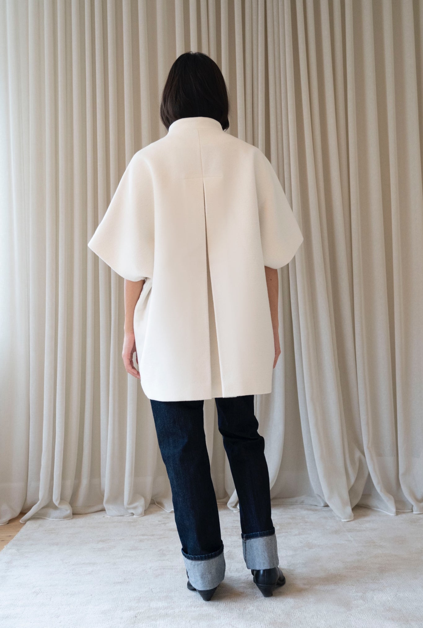 Short Mok wool coat